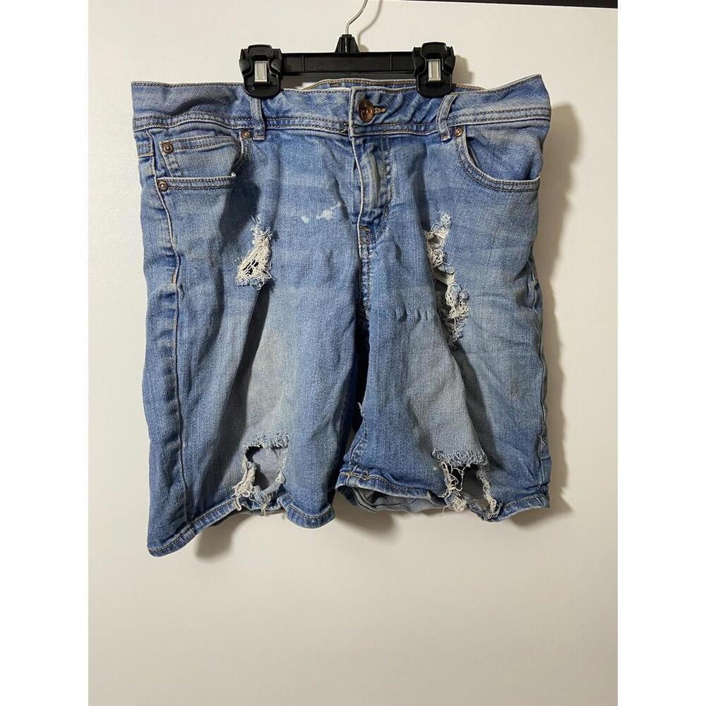 Est. 1946 Denim Jean Shorts Womens Size 10 Modern Destroyed Skinny Lightweight